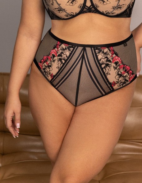 Women's thong high waist Krisline Flamenco