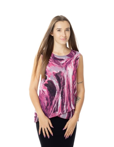 Elegancka blouse women's sleeveless with szyfonu Lookat