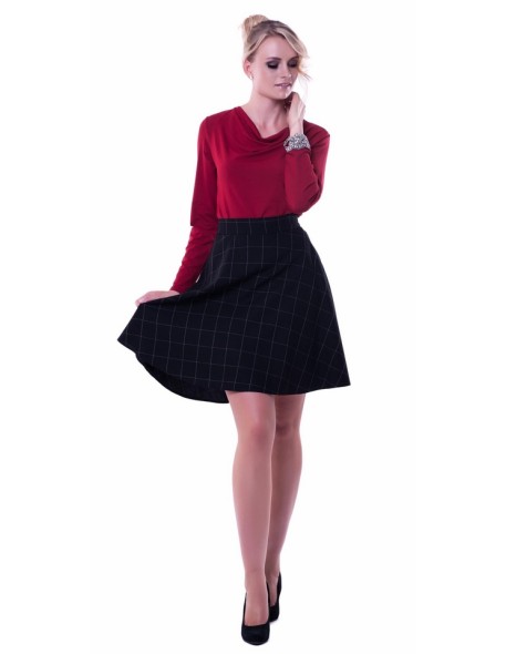 Skirt women's in kratę in kształcie litery "a" Lookat