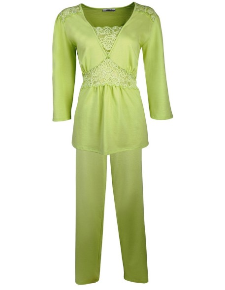 Bawełniana pajamas women's with 3/4 sleeve Lookat