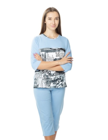 Bawełniana pajamas women's dwuczęściowa Lookat