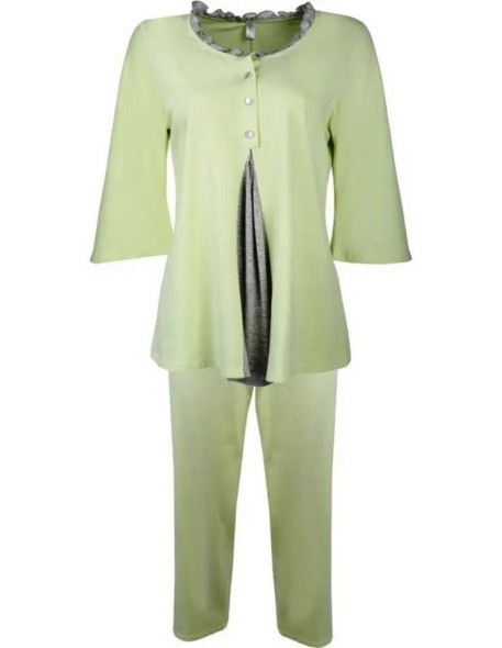 Limonkowa dwuczęściowa pajamas women's Lookat