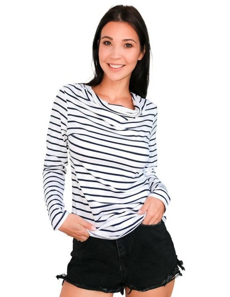 White blouse women's in stripes Lookat