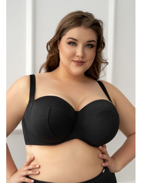 Bra bathing Krisline Beach soft side support black